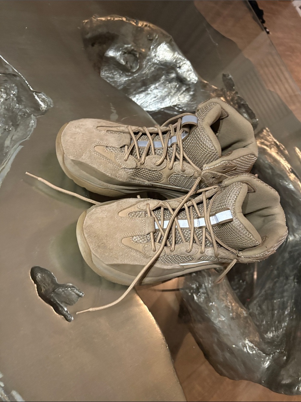 Yeezy Desert Tan Combat-Style Boots